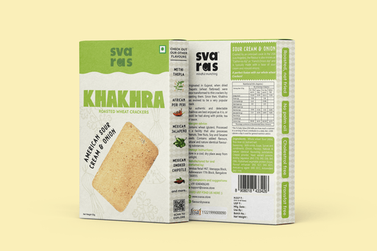 American Sour Cream & Onion Khakhra